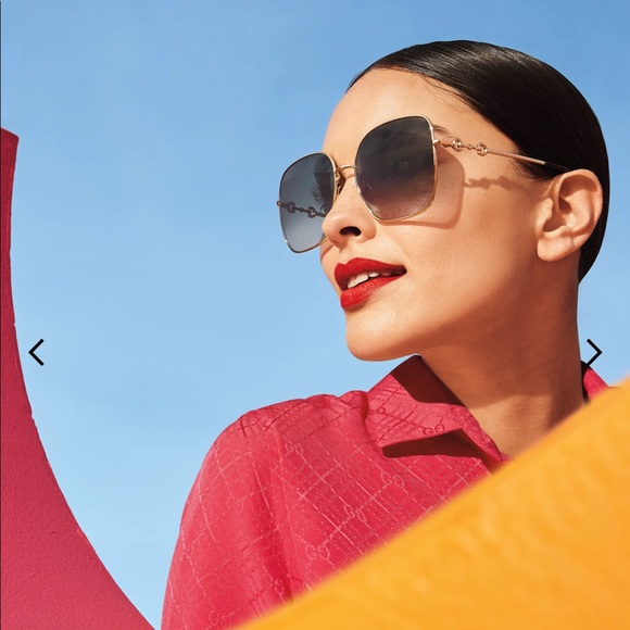 Gucci oversized metal sunglasses - Picture 2 of 7